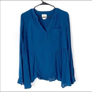 Maeve Anthropologie Laiken henley top